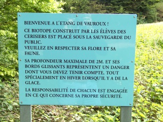 Etang de Vauroux - Biotope artificiel